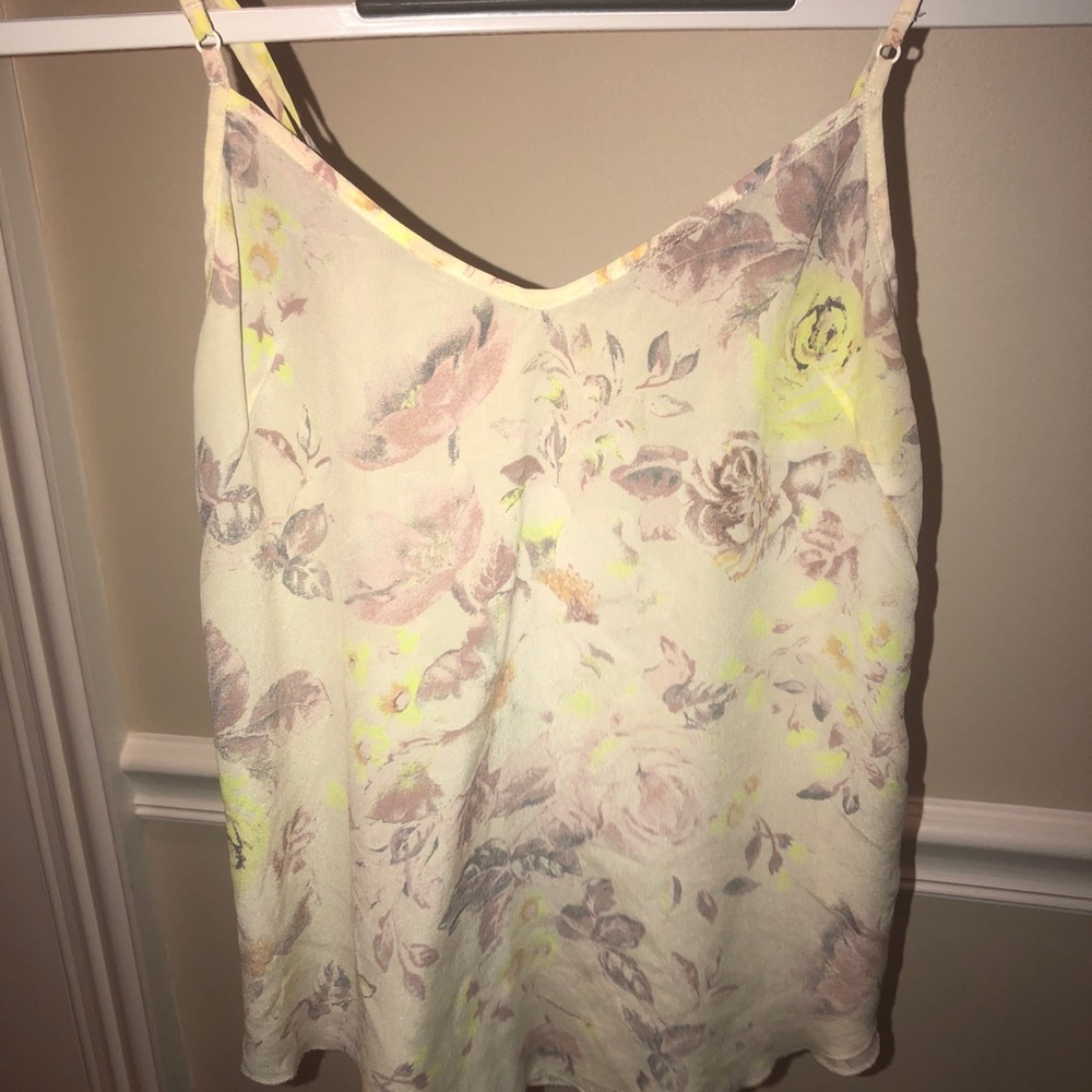 Floral tank top blouse